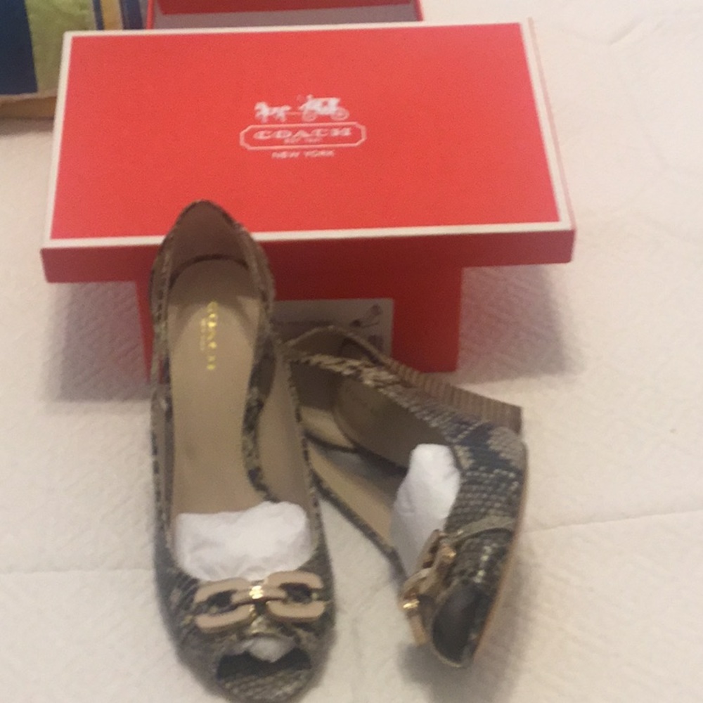 Coach wedges